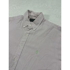 Vintage Polo Country Ralph Lauren Short Sleeve Button Down Pink Size Large